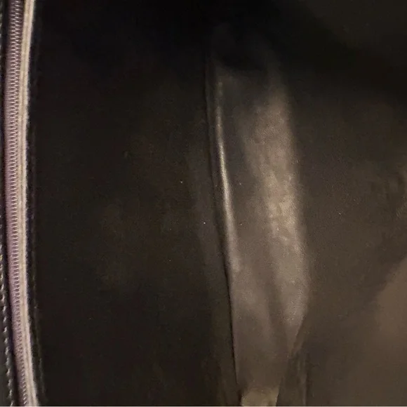 Bally S45 Shoulder Bag Suede Leather Woven Intrecciato Design in Dark Blue - Picture 11 of 13